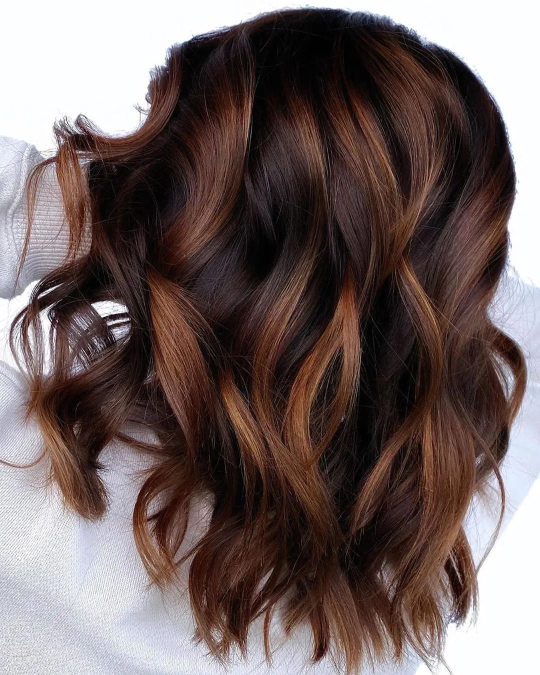 Warm Copper Balayage