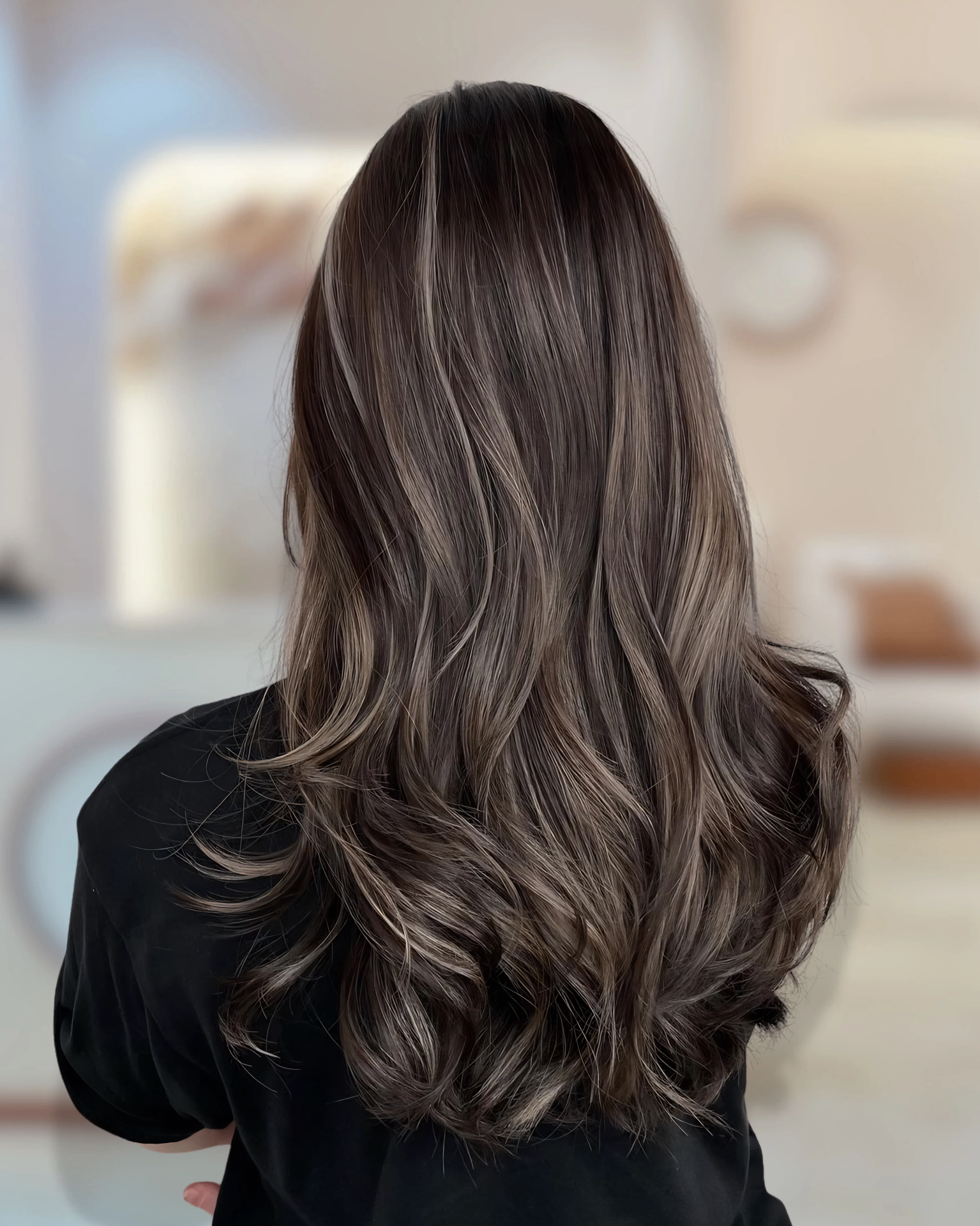 Ash Brunette Balayage
